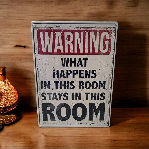 Wall Decor Retro Vintage What Happens In This Room Stays In Room